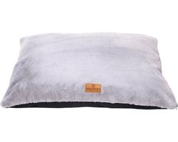 Topmast EcoLux - Ecoproof Hondenkussen - Grijs - 120 x 80 x 12 cm - Zacht Fleece