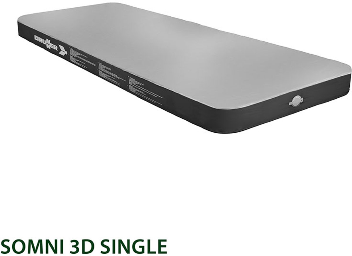 Brunner Luchtbed Somni 3D - Zelf opblazend - 200 x 76 x 10 - Inclusief opbergtas
