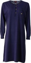 Medaillon Dames Nachthemd Blauw Maten: XL