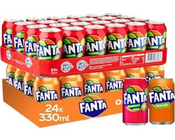 Fanta Original 24 x 330ML + Fanta Strawberry & Kiwi 24 x 330ML frisdrank