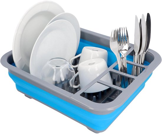 Siegvoll foam cutlery holder cup holder plate holder set (without tableware) for RVs, caravans, boats, camping tableware storage for 8 plates 8 cups (compatible with more sizes