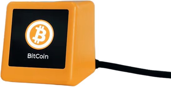 Gamers Vault Mini Crypto Display Clock - Bitcoin tracker - Geel | bol