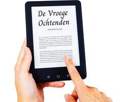 eReader 6 Inch - Ebook Reader - E-Reader met Backlight - 17H Schermtijd - 4GB - Zwart - Silvergear eReader 6 Inch - Ebook Reader - E-Reader met Backlight - 17H Schermtijd - 4GB - Zwart - Silvergear