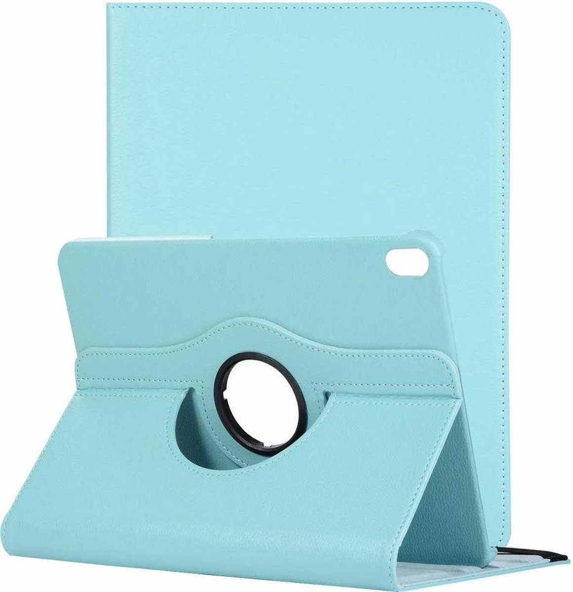 Ntech Hoes geschikt voor Apple iPad iPad Pro 11 inch hoesje 360° Rotating hoesje Case + 4 in 1 Styuls Licht Blauw