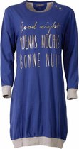 Irresistible Blauwe Dames Nachthemd IRNGD2506B - Maten: L