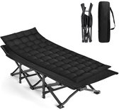 CALIYO - Eenpersoonsbedden met Dikke Matras – Opklapbaar Logeerbed 71x188cm – Draagvermogen 200KG – Plooibed voor Volwassenen – Draagbaar Gastbed met Afneembare Matras