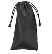 Premium Brillentas - Brilhoes- Brillentasje - Waterdicht - 1 Stuks - Zwart - 9,5cm x 18cm - Met aantrekkoord - Brillen opbergen - zonnebrilhoes - zonnebriltasje - Waterproof - Aflsuitbaar - Brilhoesje
