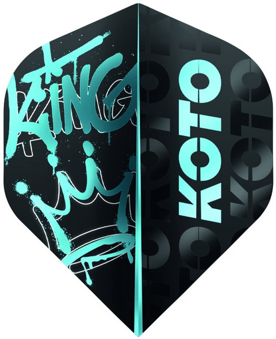 KOTO Rebel Royale Aqua OG NO2 - Dart Flights van Merkloos — afbeelding 3