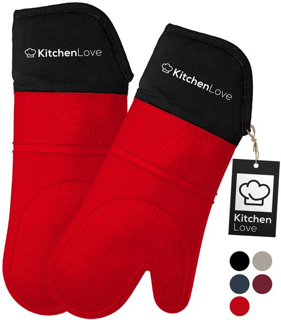 KitchenLove Siliconen Ovenwanten
