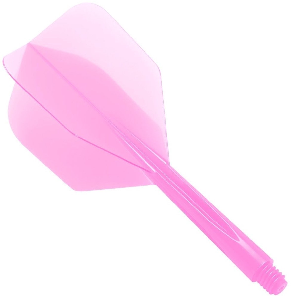 Condor Zero Stress Flight System - Small Clear Pink - Dart Flights Medium