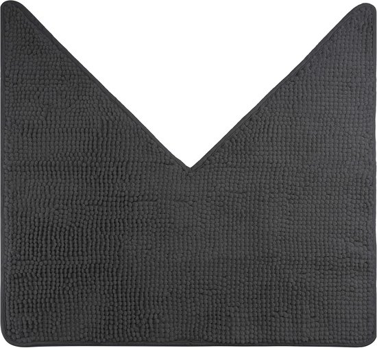 Arc-shaped Shower Mat - Gebogen douchematten grijs, sterk