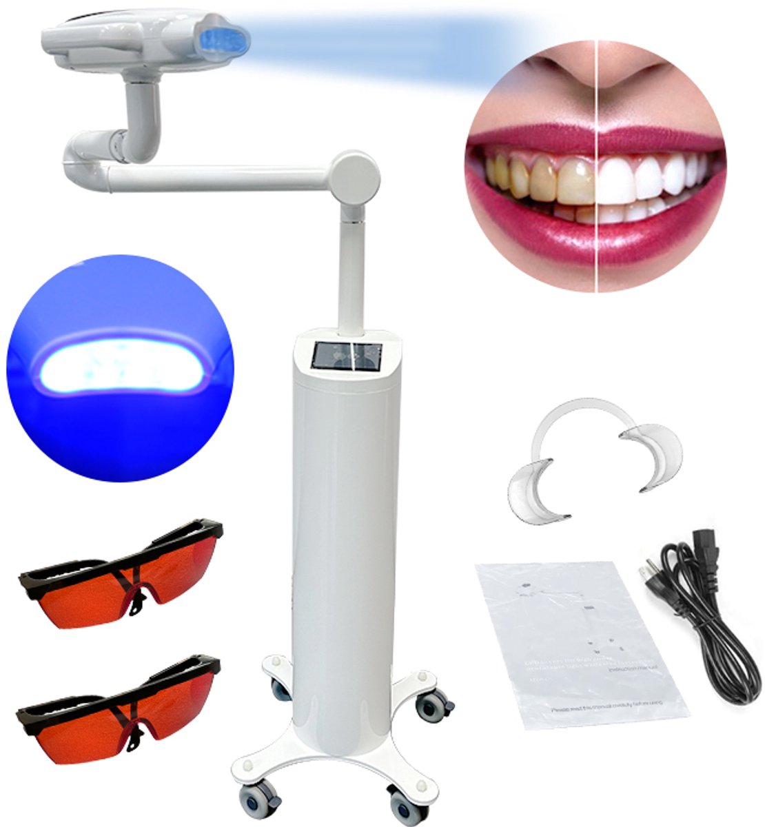 Bleeklamp Extreme 80W LED - Professionele Tandenbleeklamp Wit - Premium Kwaliteit