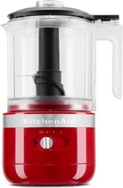 Bol.com KitchenAid 5KFCB519EER elektrische hakmolen 119 l 24 W Transparant Rood aanbieding