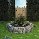vidaXL - Gabion - plantenbak - verhoogd - zeshoekig - 200x173x40 - cm