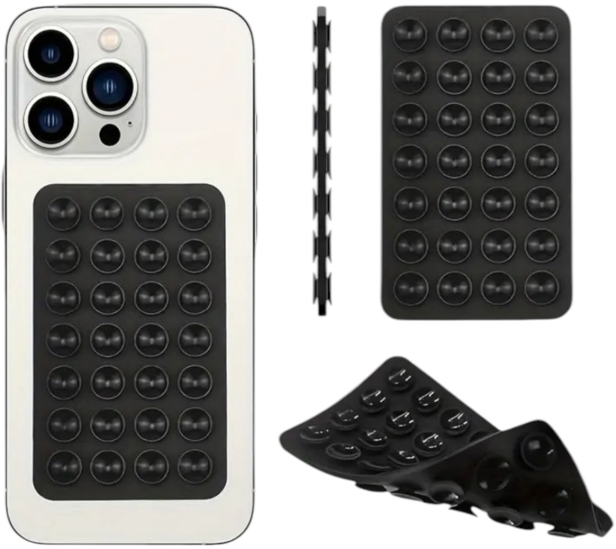zuignap telefoon - telefoonhouder - telefoonstandaard - telefoonhouder bureau - verstelbaar - telefoonaccessoires
