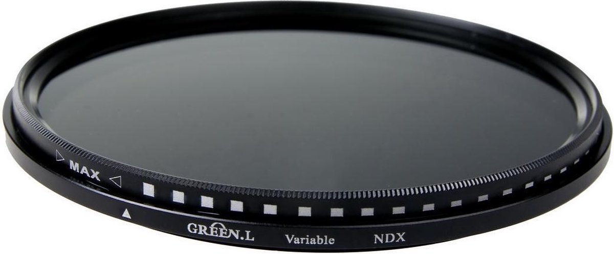GreenL Variabel ND grijsfilter ND2-400 - 82mm