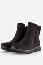 Skechers Synergy Zip Enkellaarsjes zwart - Dames - Maat 36