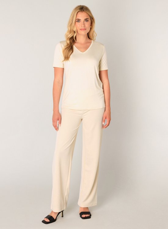 BASE LEVEL Yanic Jersey Shirt - Light Beige - maat 42