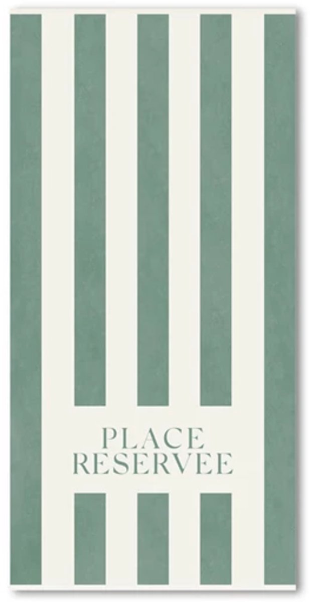 Place Réservée Classic beach towel 100x200cm eucalyptus
