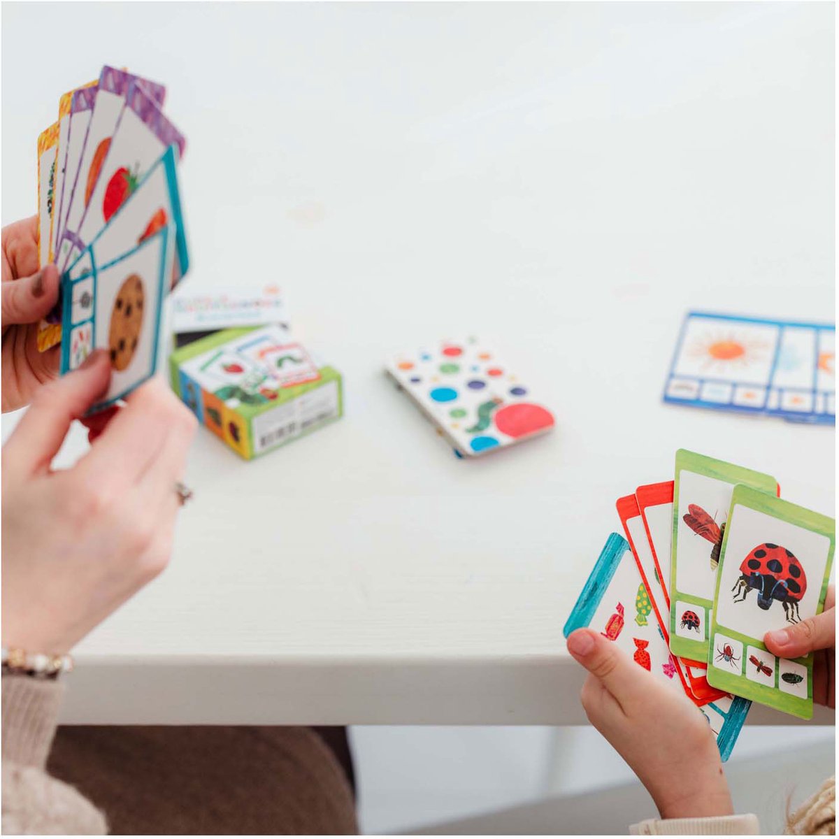 Rupsje Nooitgenoeg kwartet - educatief spel cadeautip vakantie - 32 kaarten, 8 kwartetten - vanaf 3 jaar - Bambolino Toys — afbeelding 10