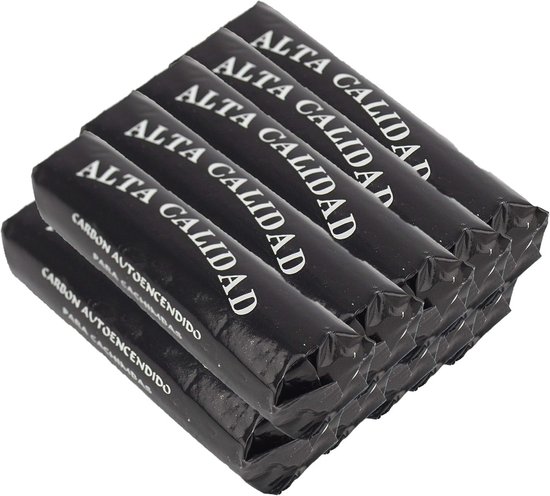 4kg - 320° Premium Coconut Shisha kolen houtskool (25mm Cube) voor