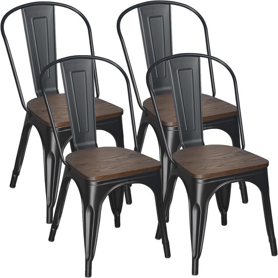 Eetkamerstoelen set van 2 keukenstoelen woonkamerstoelen linnen blauw