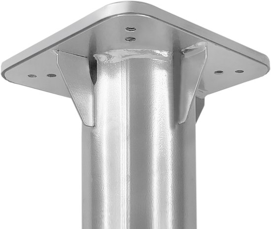 Pied de Parasol Encastré Universel Métal - Ancre de Sol Stable pour Parasol Déporté et Standard