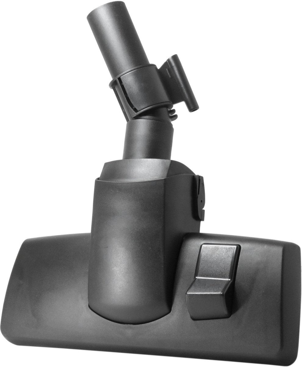 Dparts combi zuigmond met breed wiel geschikt voor Nilfisk - met parkeerhaak 32mm - GM80, Select, Power, Extreme, Action, Coupe, Thor, VP300, VP600, Family, Business - stofzuigermondstuk, stofzuigervoet, stofzuigerborstel, stofzuigermond, mondstuk