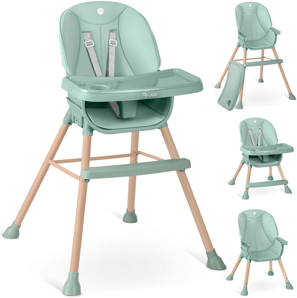 Kinderstoel Nukido Tilo groen