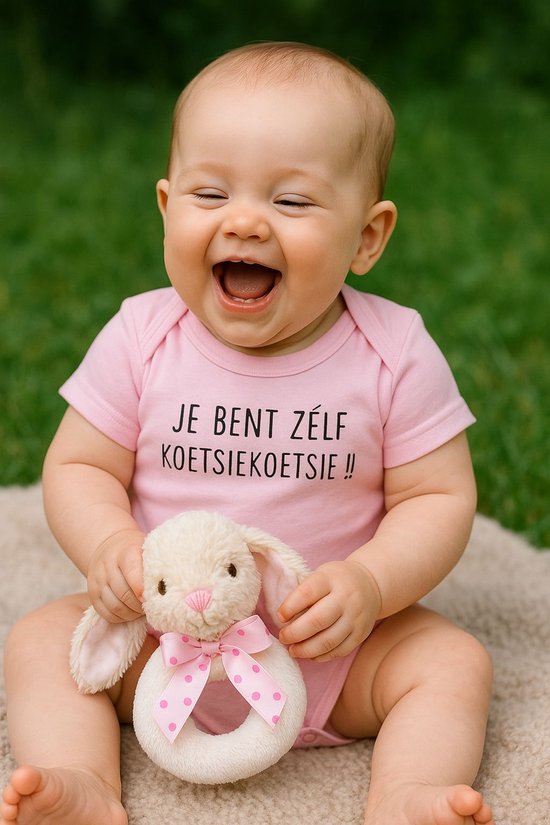 Kraamcadeau koetsiekoetsie - romper en sneakers - 2 maten leverbaar - babyshower - ook rechtstreeks te versturen van Koetsiekoetsie — afbeelding 2