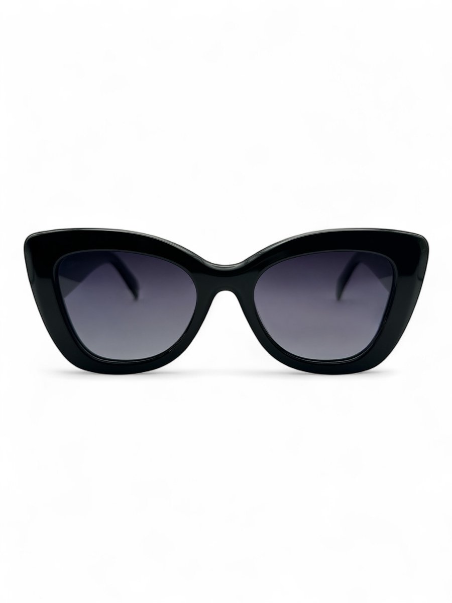 The Brand Remarkable – Zonnebril Unisex – Zonnebril Dames – Zonnebril Heren – Cat-Eye Zonnebril – Zwart – UV400 – Luxe, Duurzame & Trendy Zonnebril – Designer Zonnebril – Mode Zonnebril 2025 – Inclusief Beschermhoes – Polariserend Look