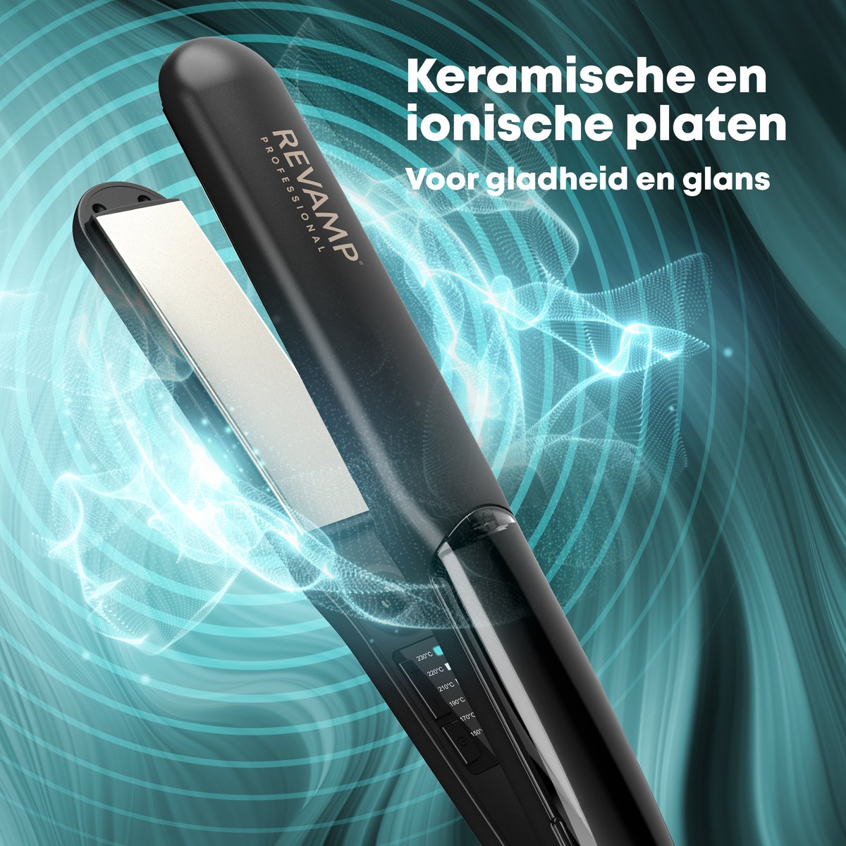 FKA Brands Revamp ST1600 Keramische Stoomstijltang met Ionentechnologie - afbeelding 2