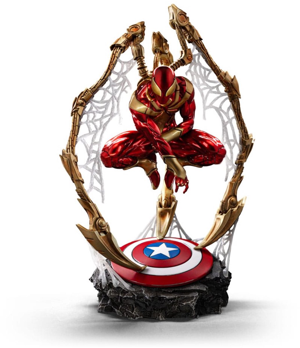 Iron Studios Marvel Art Scale Deluxe Statue 1/10 Spider-man Iron Armor Comics (CCXP Exclusive 2024) 24 cm Beeld