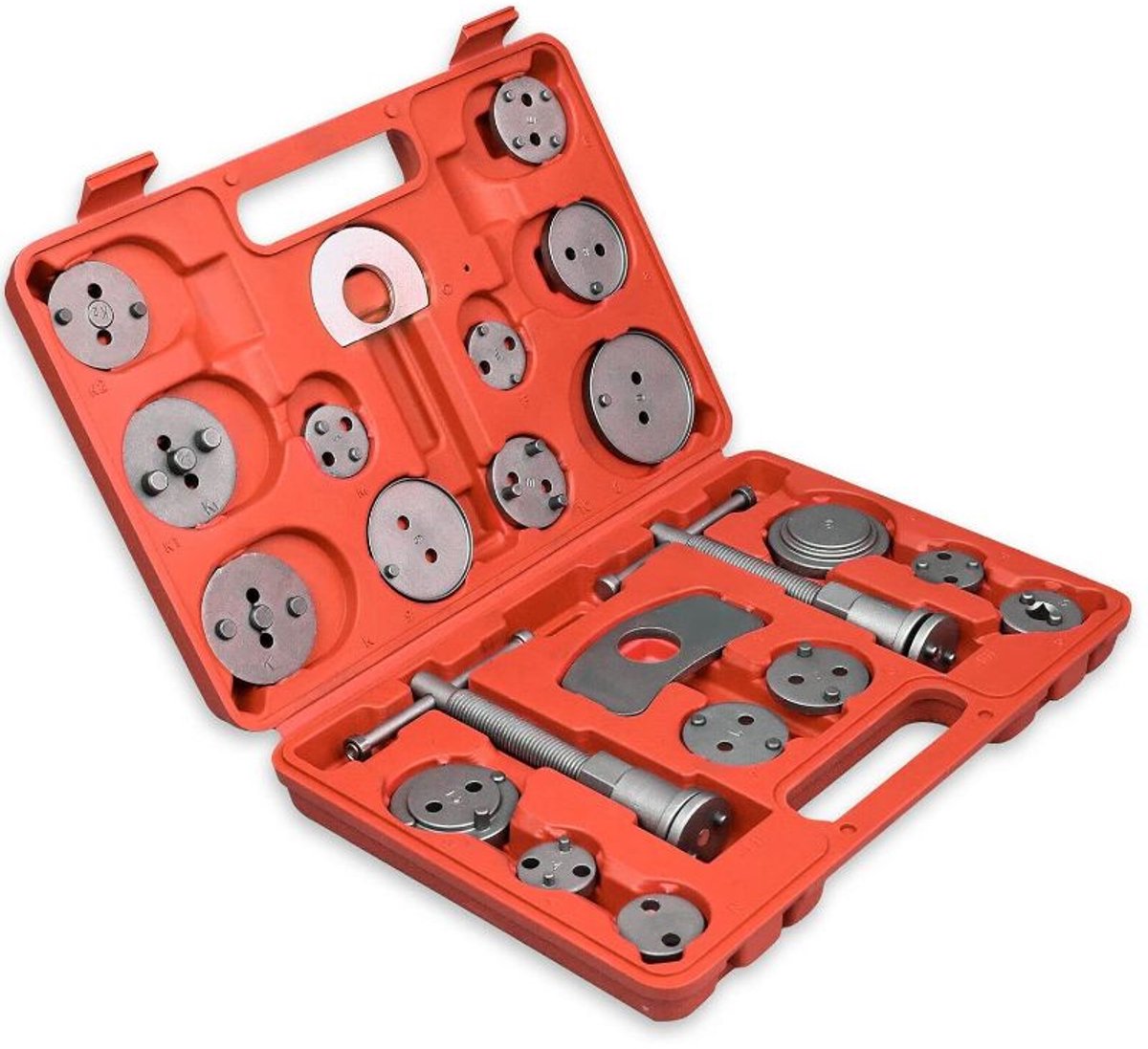 Aufun 22 TLG. Remzuiger Resetter Resetter Set Auto Remzuiger Gereedschap Universele Remklauw Aanpassing Rem Wind Terug Zuiger Gereedschap Kit