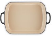 Bol.com Le Cresuet Gietijzeren rechthoekige braadslede in Mat Zwart 5l 33cm aanbieding