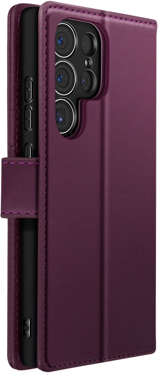 Mayaxess, Étui pour Geschikt voor Samsung Galaxy S23 Ultra Coque Détachable, Paars