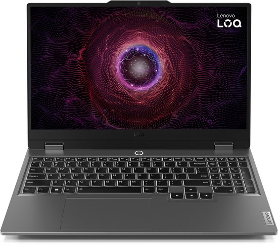 Lenovo LOQ 15ARP9 AMD Ryzen™ 5 7235HS Laptop 39,6 cm (15.6") Full HD 16 GB DDR5-SDRAM 512 GB SSD NVIDIA GeForce RTX 3050 Wi-Fi 6 (802.11ax) Grijs