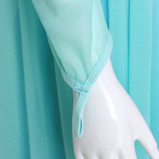 Joya Party® Verkleed Jurk Volwassenen | Blauwe Glamour Jurk | Carnaval Verkleedjurk Dames | Prinsessenjurk Vrouwen | ijsprinces | Carnavalskleding | Maat L