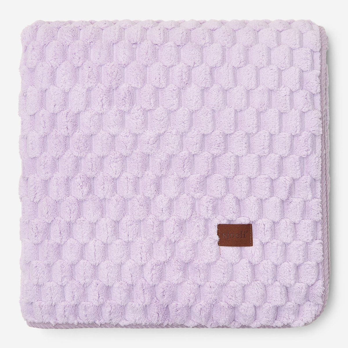 Sjoeli - Baby Deken Ledikant - Coral Fleece - 110x140 - Lilac