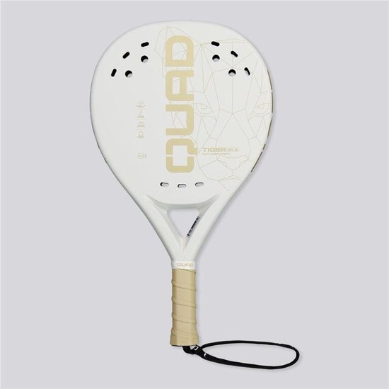 QUAD White Tiger - padelracket
