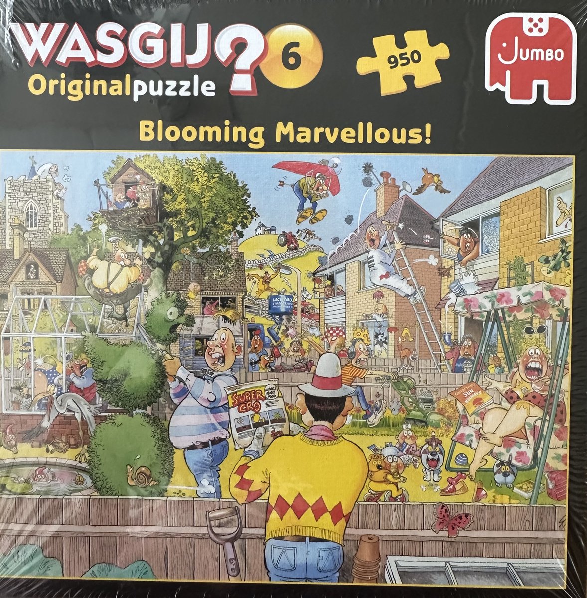 Wasgij? 6 original puzzle blooming marvellous! 950 stukjes jumbo puzzel Het groeit als kool