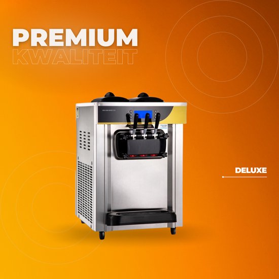 Commerciële Softijsmachine - IJsmaker 3 Smaken - 22-30L per Uur - Roomijsmachine van Merkloos — afbeelding 3