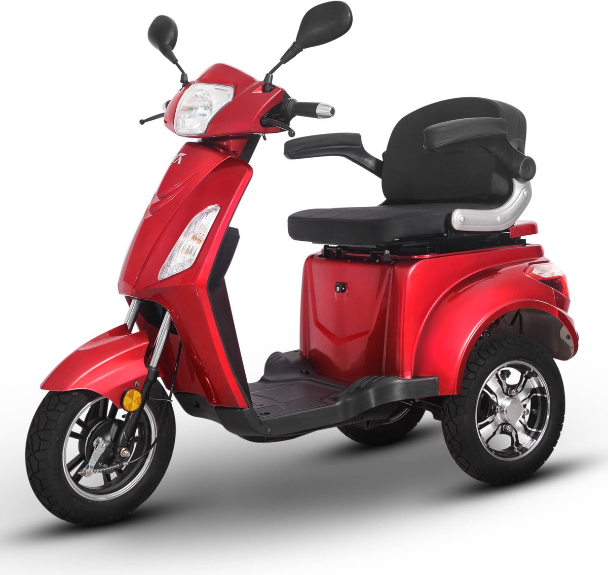 Scootmobiel Driewieler - Elektrische 1000W Motor Bereik tot 50km Eco Wielen
