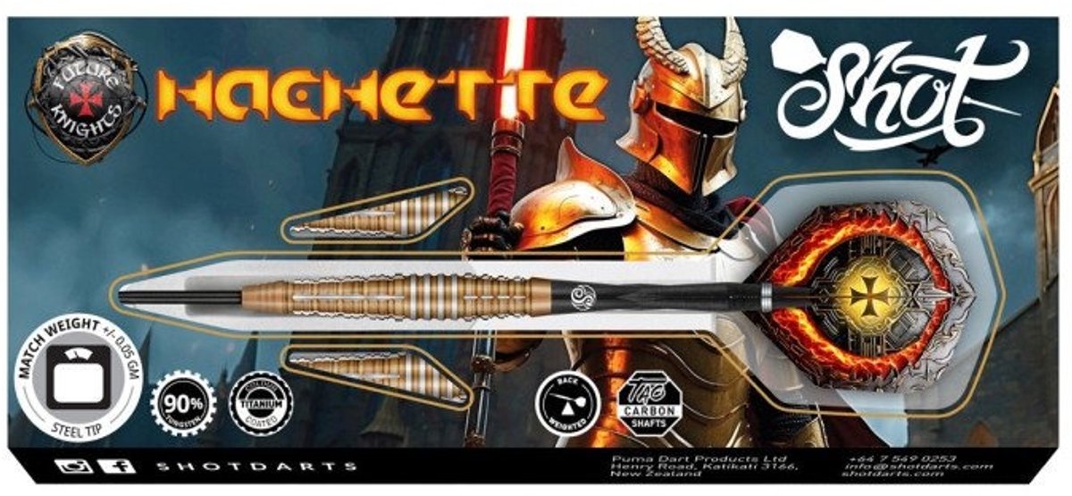 Shot Future Knights Hachette 90% - Dartpijlen