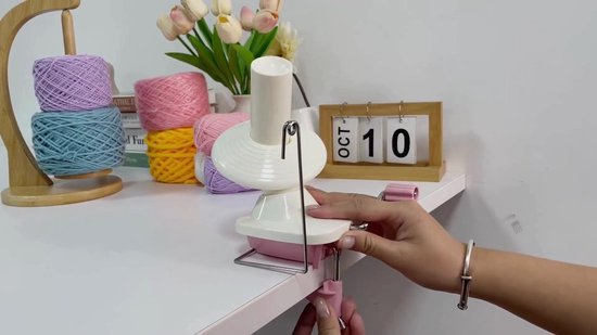 Wolmolen Met Tafelklem – Eenvoudig In Gebruik – Breien & Haken – Wolwinder - Garenwinder - Wol Oproller - Yarn Winder