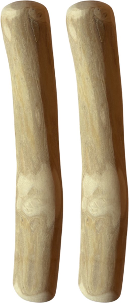 Boris & Lotje Hondenbotten kauwbotten - 100% natuurlijk koffiehout Kauwstaaf- Small 13-15cm 2 stuks