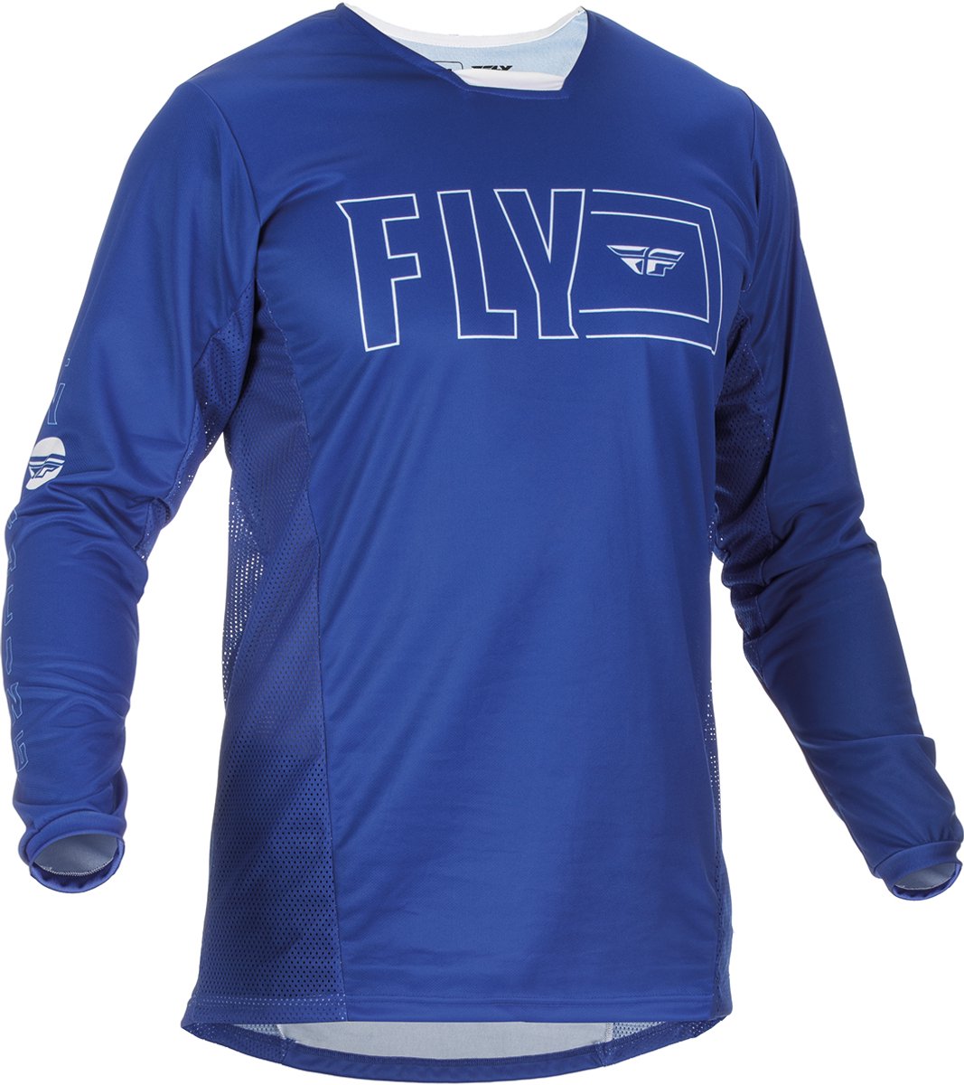 FLY Racing Kinetic Fuel Blauw Wit Jersey -