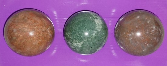 Marmeren ballen - 3 stuks