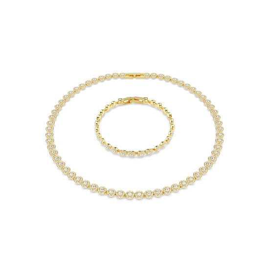 Swarovski 5720506 - Set: Armband + Ketting - Verguld metaal
