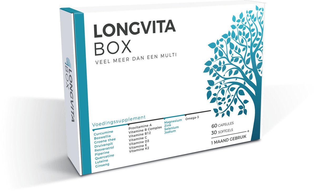 Goedkoopste LongLife Box- Meer dan 20 superfoods, vitaminen en mineralen!